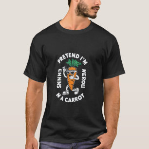 Camiseta Disfarce de Cenoura Vegana de Halloween para Crian