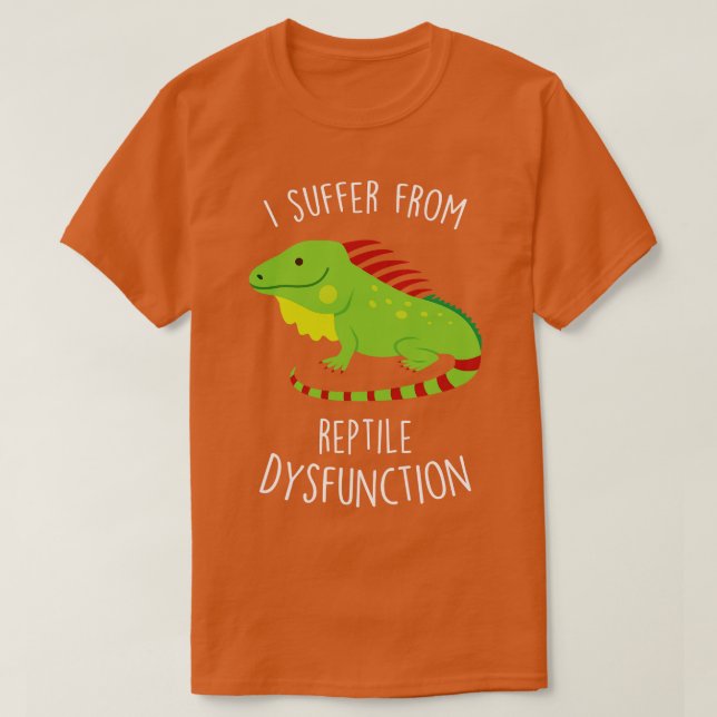 Camiseta Disfunção Réptil Iguana Lizard (Frente do Design)