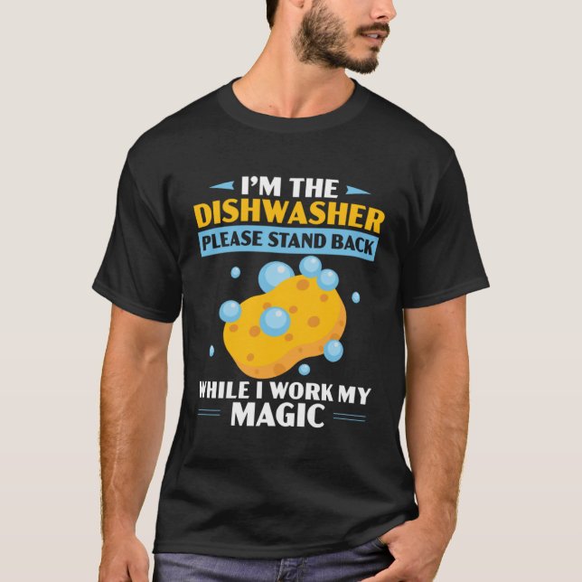 Camiseta Dishwashing Job Profession Restaurant Employee Dis (Frente)