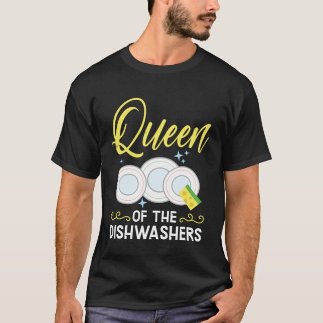 Camiseta Dishwashing Job Profession Restaurant Employee Dis (Frente)
