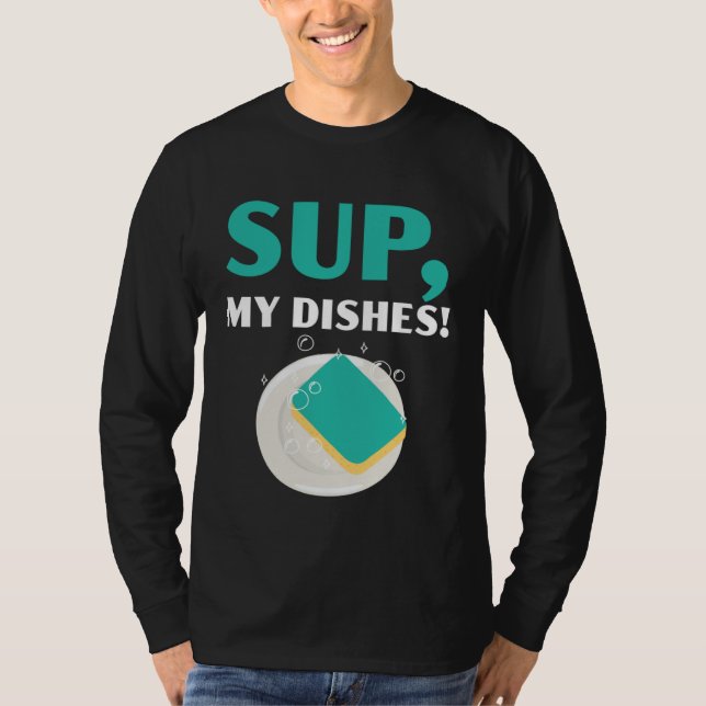 Camiseta Dishwashing Job Profession Restaurant Employee Dis (Frente)