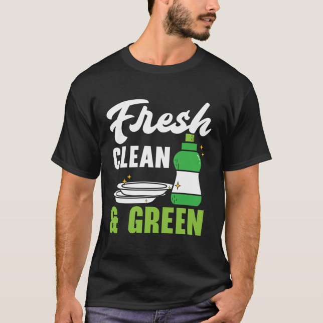 Camiseta Dishwashing Job Profession Restaurant Employee Dis (Frente)