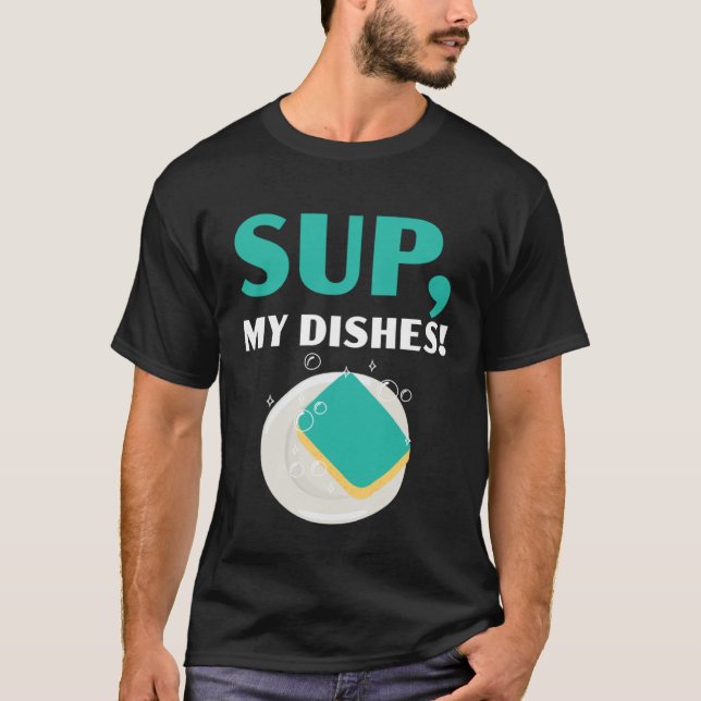 Camiseta Dishwashing Job Profession Restaurant Employee Dis (Frente)