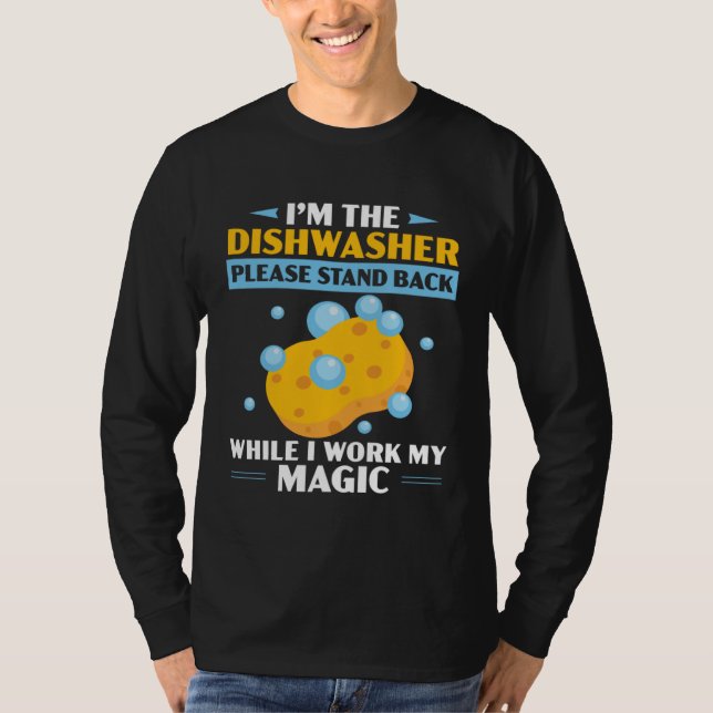 Camiseta Dishwashing Job Profession Restaurant Employee Dis (Frente)