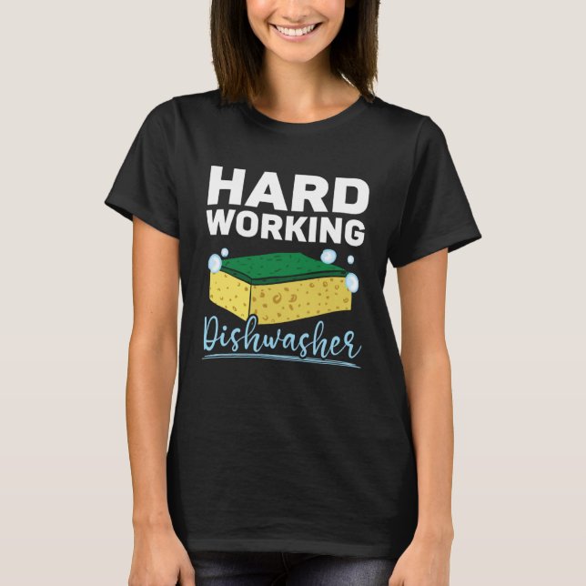 Camiseta Dishwashing Job Profession Restaurant Employee Dis (Frente)