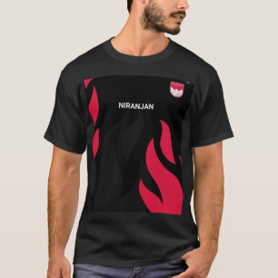 CAMISETA DISIGUAÇÃO DE COR B&R COM O SEU NOME DISIGNADO NO 