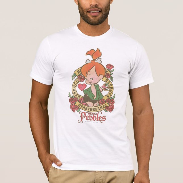 Camiseta Disjuntor de coração PEBBLES™ (Frente)