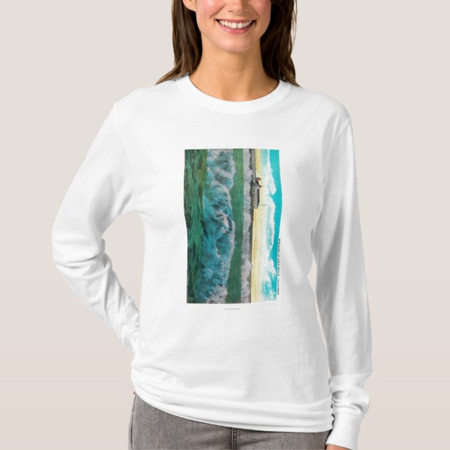 Camiseta Disjuntores em Long Beach, Califórnia (Frente)