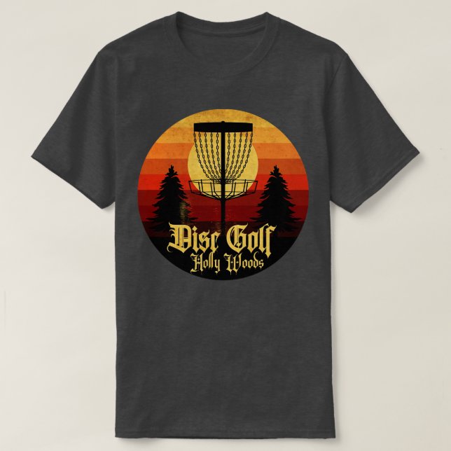 Camiseta Disk Golf Holly Woods (Frente do Design)
