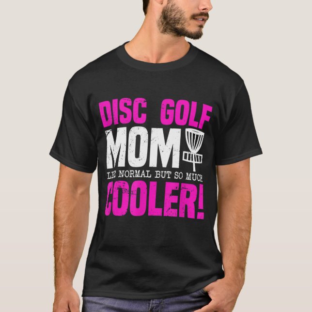 Camiseta Disk Golf Mãe Engraçado (Frente)