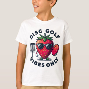 Camiseta Disk Golf Vibes Apenas Morango