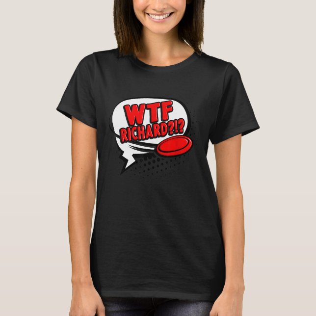Camiseta Disk    GolfWtf Richard (Frente)