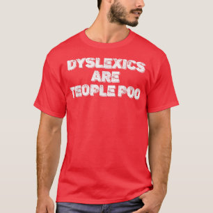 Camiseta Dislexia ADHD Dislexia Sensibilização 565