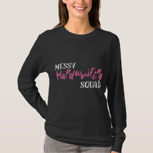 Camiseta Dislexia Dislexia Sensibilização para a Esquadra d