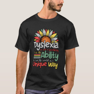 Camiseta Dislexia Não É Uma Deficiência - Sensibilização Pa