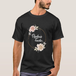 Camiseta Dislexia Professora Terapêutica Disléxica Interval