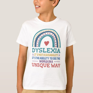 Camiseta Dislexia Sensibilização Dislexia