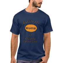 Camiseta disléxica: Mestre do Pensamento Visual