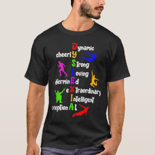 Camiseta Disléxico conscientização da dislexia significado