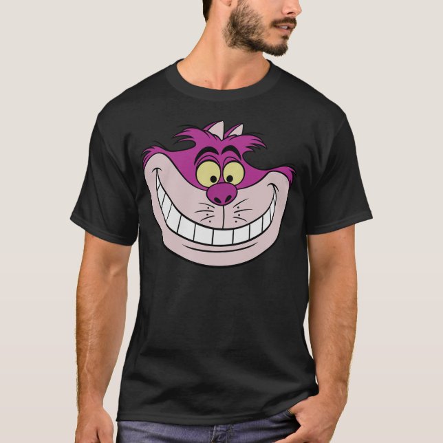 Camiseta Disney Alice in Wonderland Cheshire Cat Grin (Frente)
