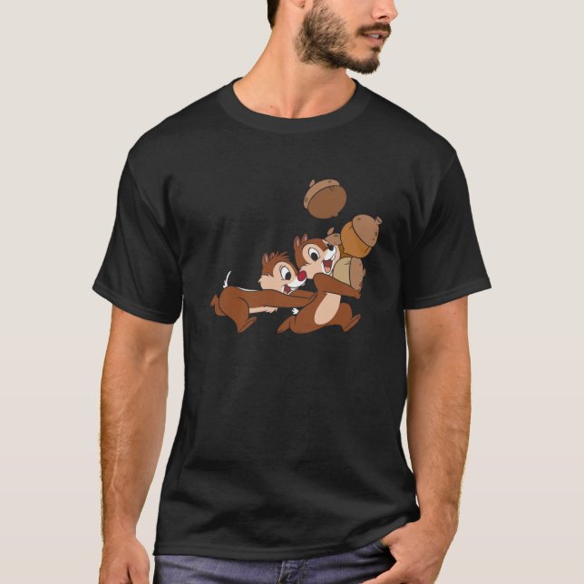Camiseta Disney Chip n Dale Chipmunks Acorn Run Swea (Frente)