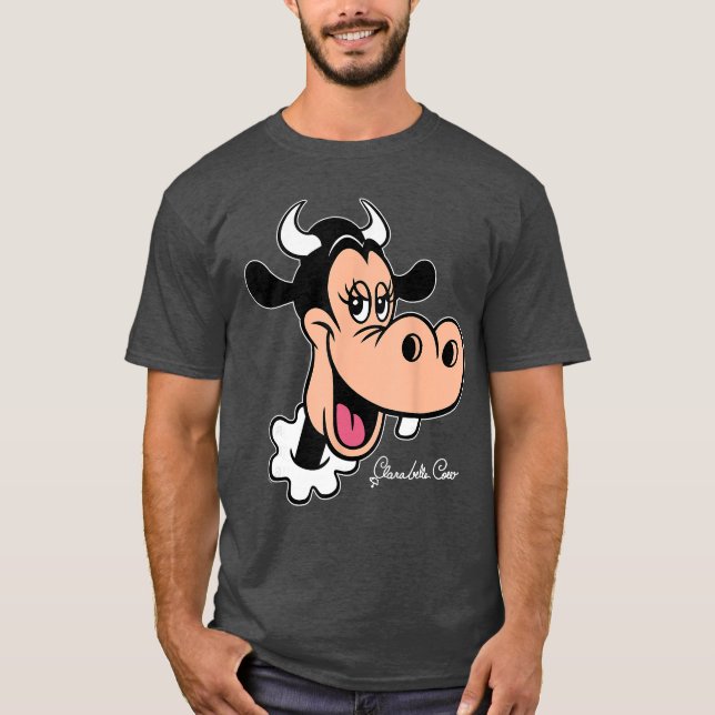 Camiseta Disney Clarabelle Cow Big Face Retro Character Tri (Frente)
