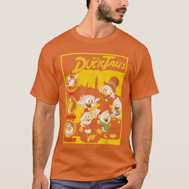 Camiseta Disney DuckTales Comic Book Cover boy (Frente)