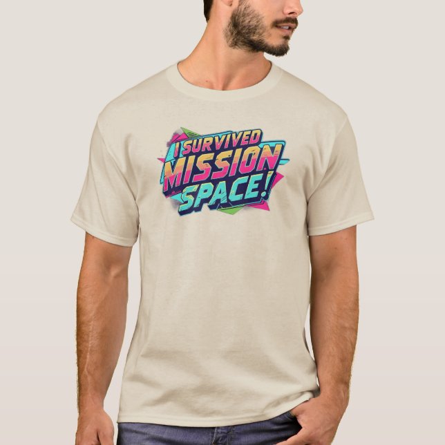 Camiseta Disney - Epcot - I Sobreviveu ao Espaço da Missão (Frente)