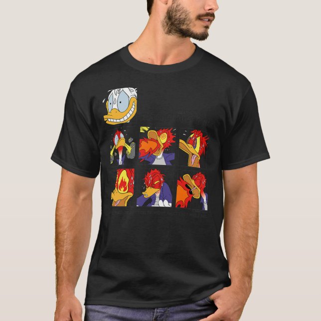 Camiseta Disney Hot Ones Donald Duck This Is Fine - Help Me (Frente)