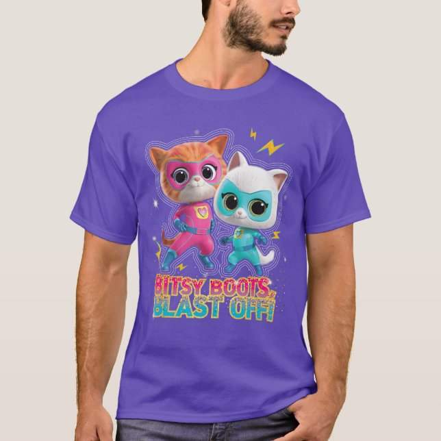 Camiseta Disney Junior SuperKitties Ginny e Bitsy Boots B (Frente)