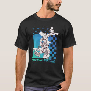 Camiseta Disney Kingdom Hearts Sora Donald Goofy Kanji Chec
