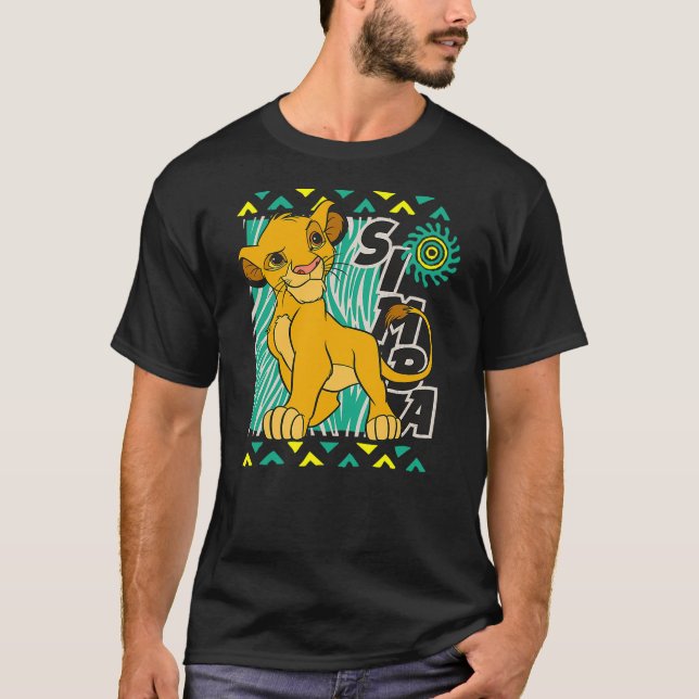 Camiseta Disney Lion King Classic Simply Simba (Frente)