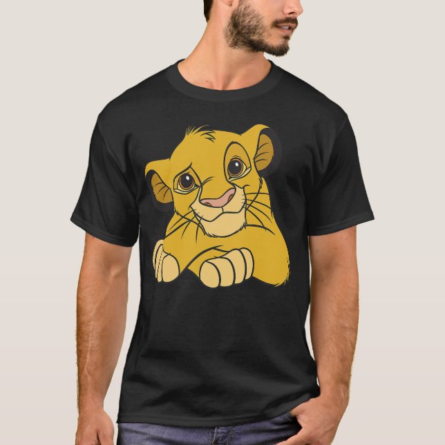 Camiseta Disney Lion King Simba Casual Portrait (Frente)