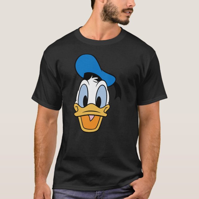 Camiseta Disney Mickey And Friends Donald Duck Face Small P (Frente)