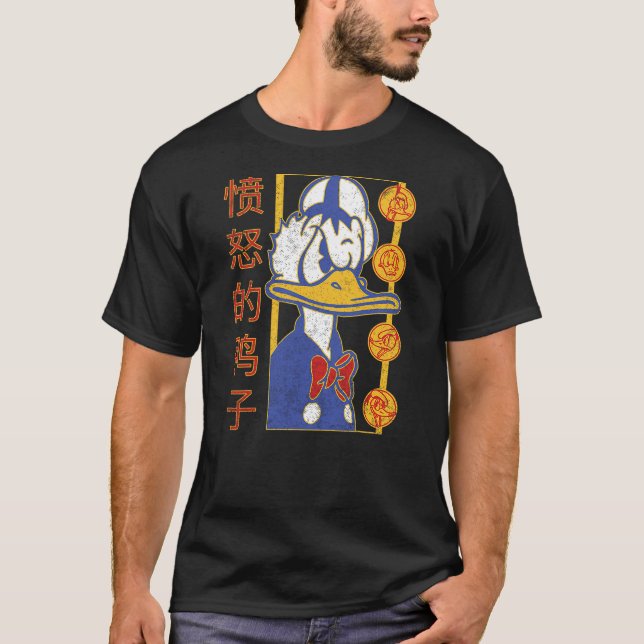 Camiseta Disney Mickey And Friends Donald Duck Kanji (Frente)