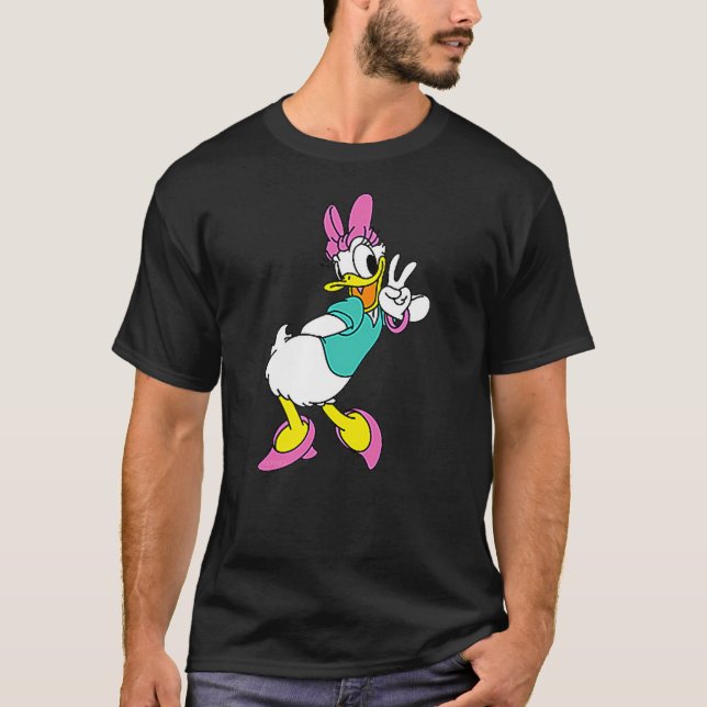 Camiseta Disney Mickey & Friends Pato Daisy Pequena Pose (Frente)