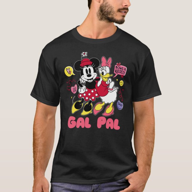Camiseta Disney Minnie Mouse and Daisy Duck Gal Pal Cute Re (Frente)