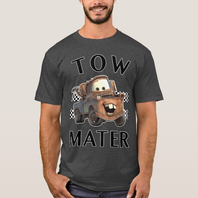 Camiseta Disney Pixar Cars Tow Mater Finish Graphic (Frente)