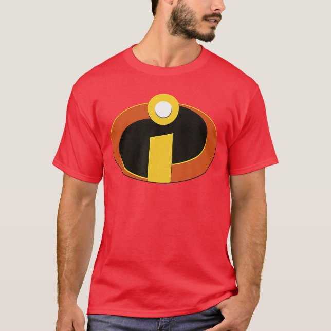 Camiseta Disney Pixar Incredibles Logo Halloween Costume (Frente)