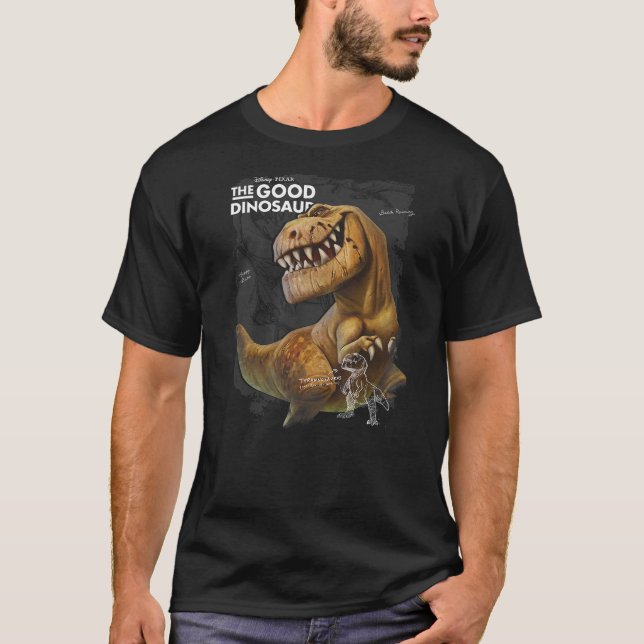 Camiseta Disney Pixar The Good Dinosaur Butch Rex Overlay P (Frente)