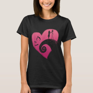Camiseta Disney The Before Christmas Jack And Sally Heart