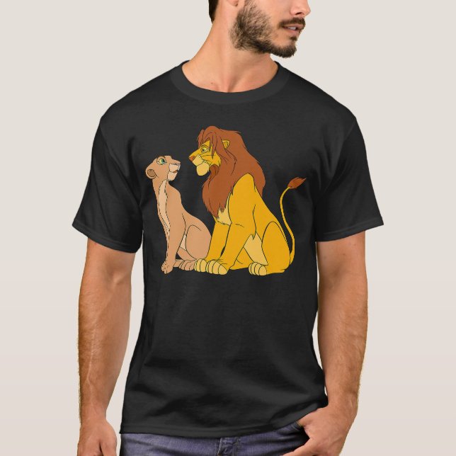 Camiseta Disney The Lion King Adult Simba and Nala Together (Frente)