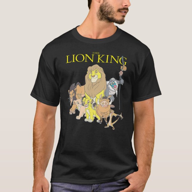 Camiseta Disney The Lion King Main Characters Group Shot Ch (Frente)