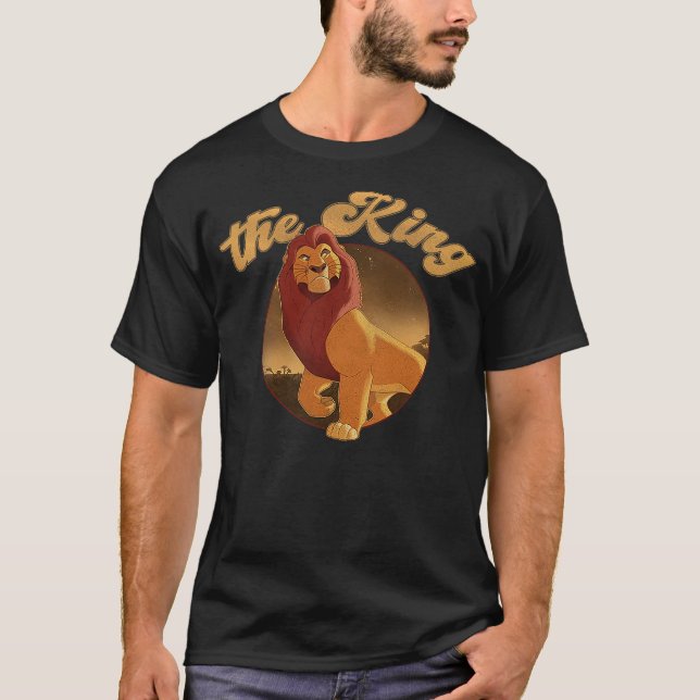 Camiseta Disney The Lion King Mufasa The King (Frente)