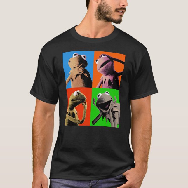 Camiseta Disney The Muppets Kermit The Frog Pop Art (Frente)