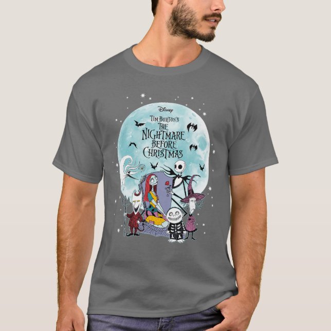 Camiseta Disneyhe Nightmare Before Christmas Jack and Frien (Frente)