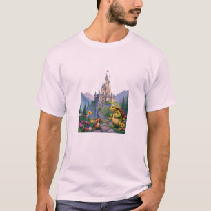 CAMISETA DISNEYLAND EM T-SHIRT BRANCO