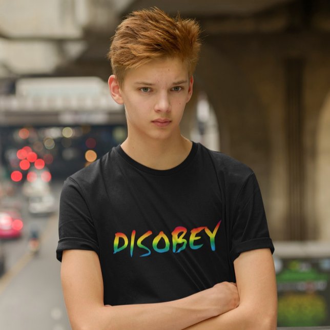 Camiseta Disobey T-Shirt (Criador carregado)