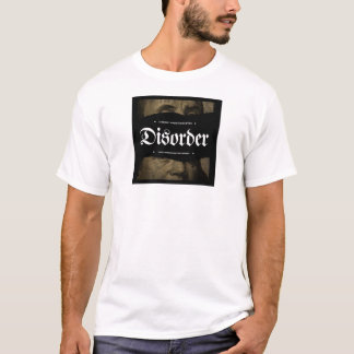 Camiseta Disorder – Tipografia Gótica Estética Esc