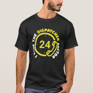 Camiseta Disp Dourado de Emergência de Linha Amarela Fino p